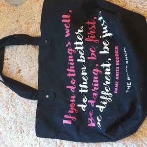 The Body Shop Quote Tote Bag